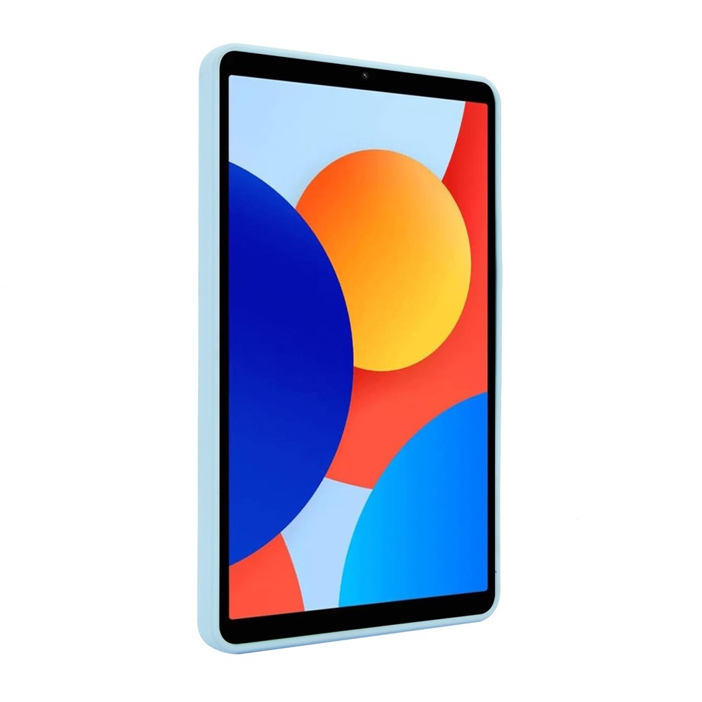 Skiny gélový obal s pevným chrbtom a výklopným stojanom na Xiaomi Redmi Pad SE 8.7 - svetlomodrý