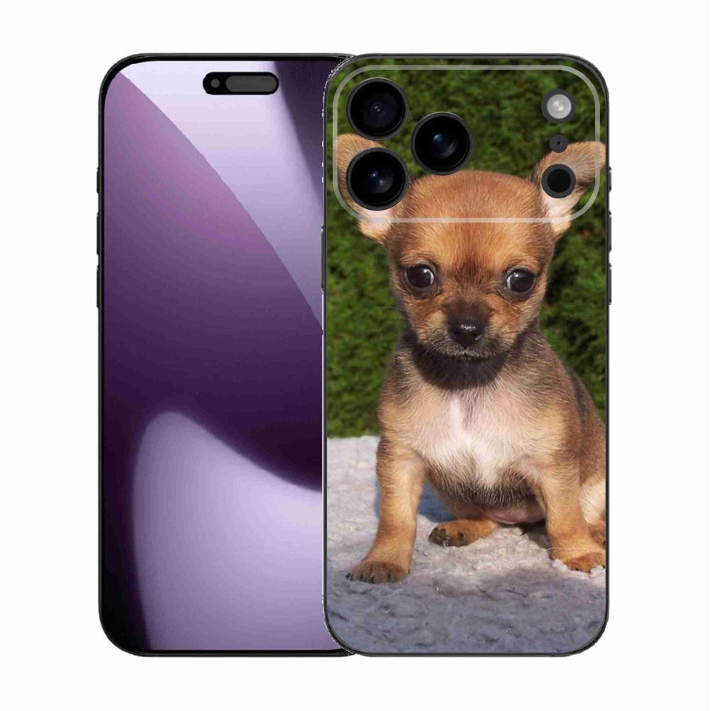 Gélový kryt mmCase na iPhone 17 Pro Max - čivava 3