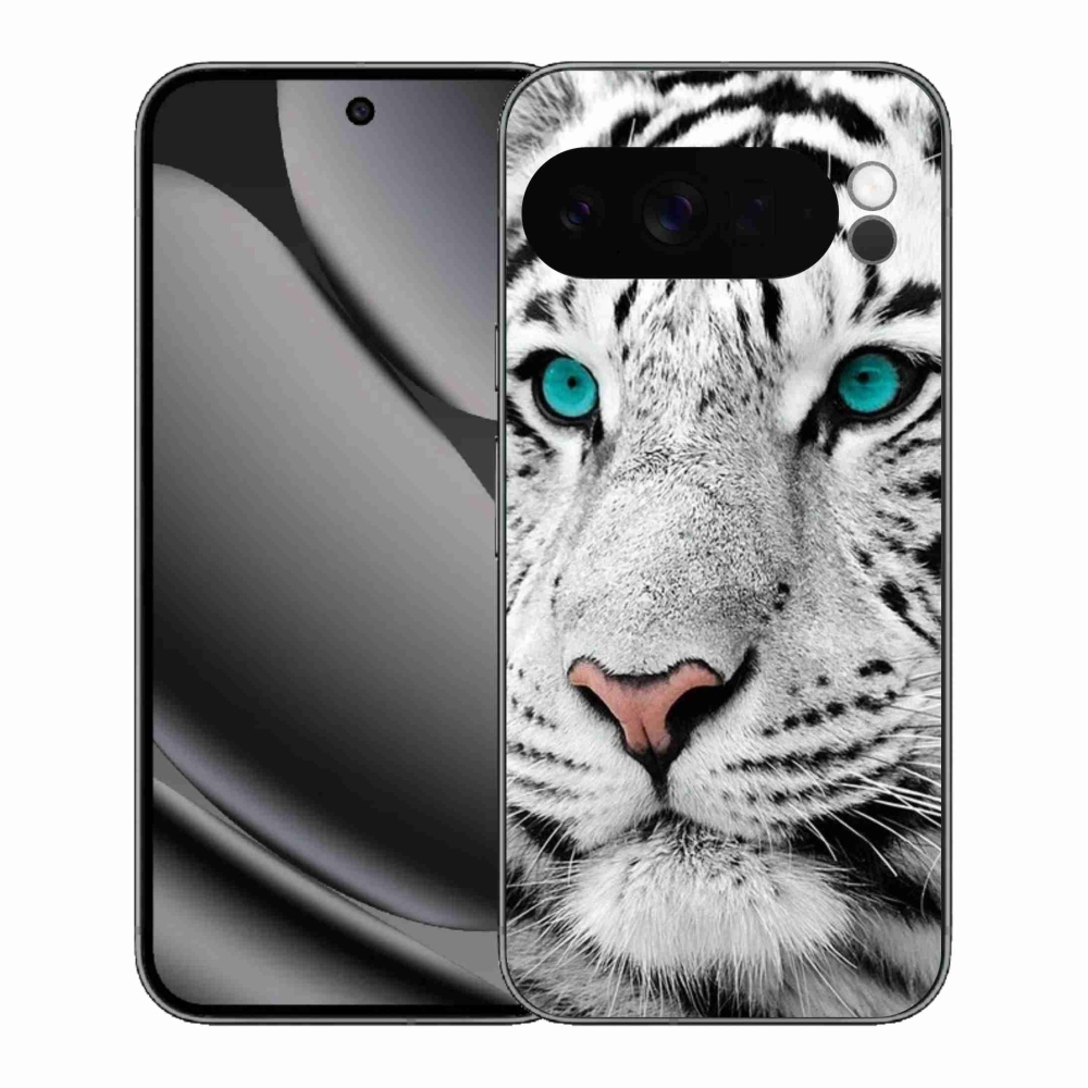 Gélový kryt mmCase na Google Pixel 10 Pro XL - biely tiger