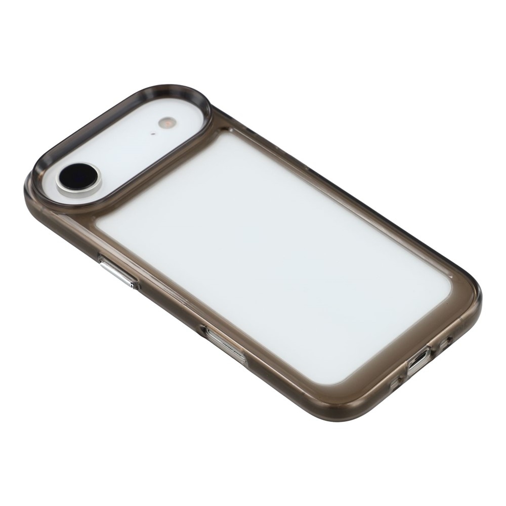 Gélový obal s pevným chrbtom na iPhone 17 Air - čierny