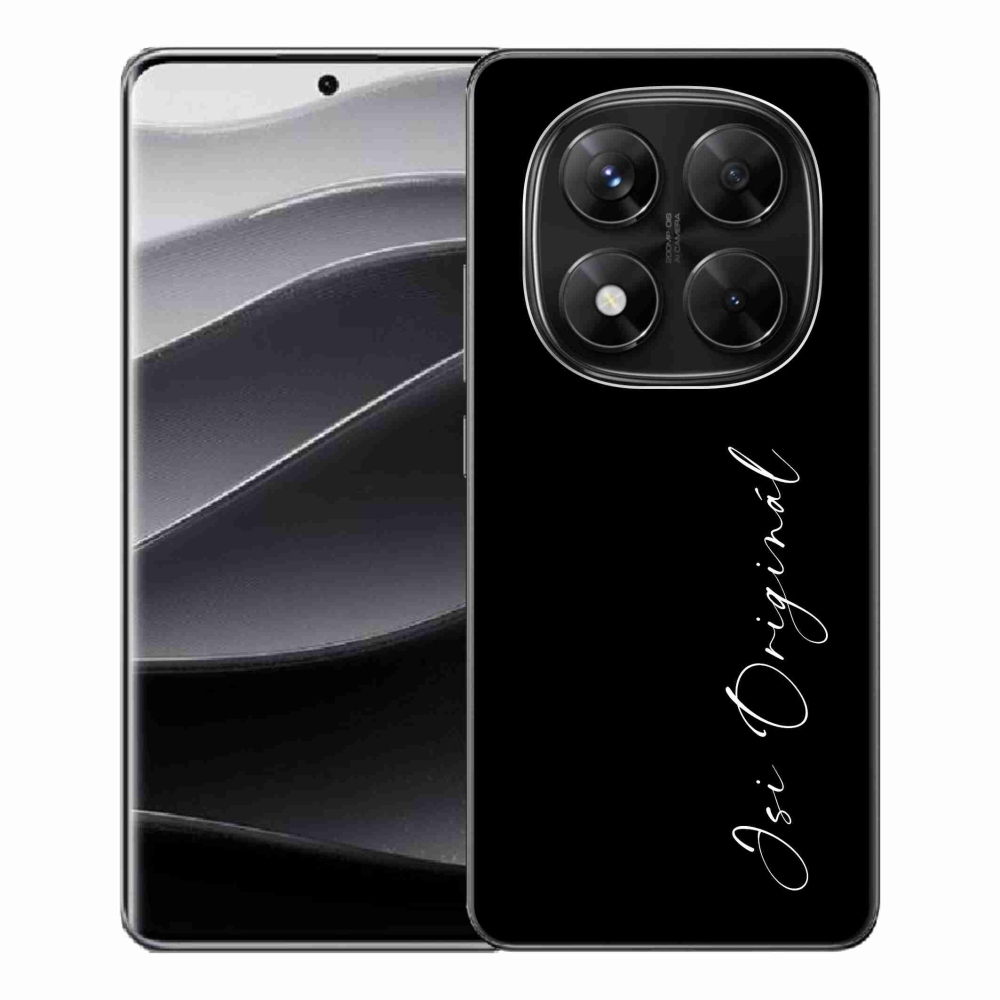 Gélový kryt mmCase na Xiaomi Redmi Note 14 Pro 5G/Poco X7 5G - si originál čierne pozadie