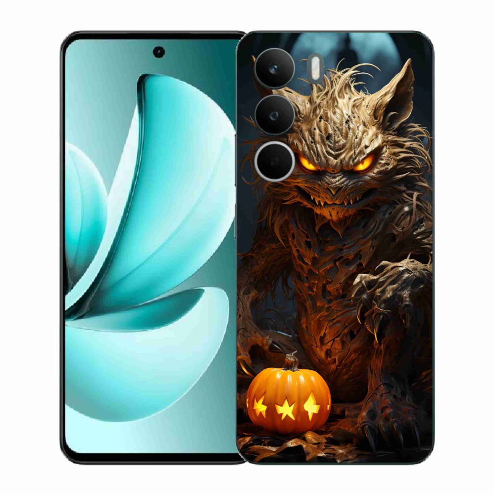 Gélový kryt mmCase na Realme C71 - halloweenska príšera