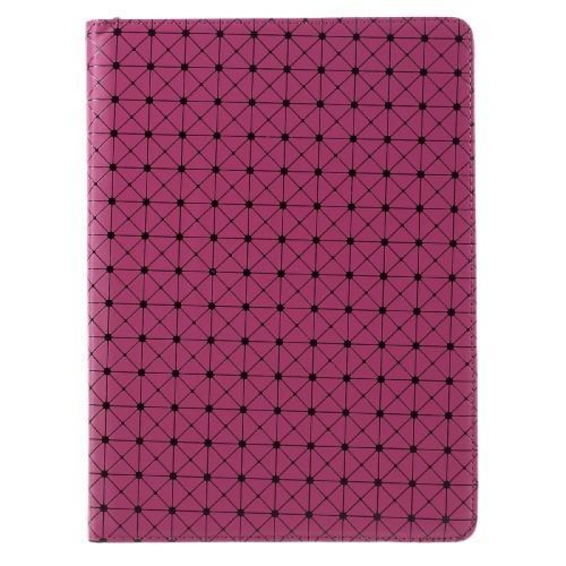 Diagonal PU kožené puzdro s polohovaním na iPad Pro 9.7 - rose