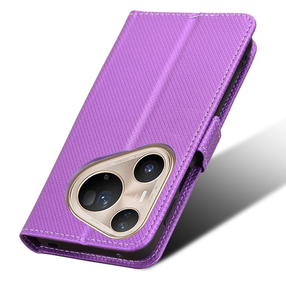 Diamond knižkové puzdro na Huawei Pura 80 Pro - fialové