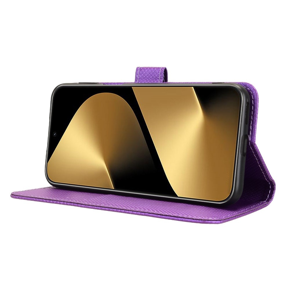 Diamond knižkové puzdro na Huawei Pura 80 Pro - fialové