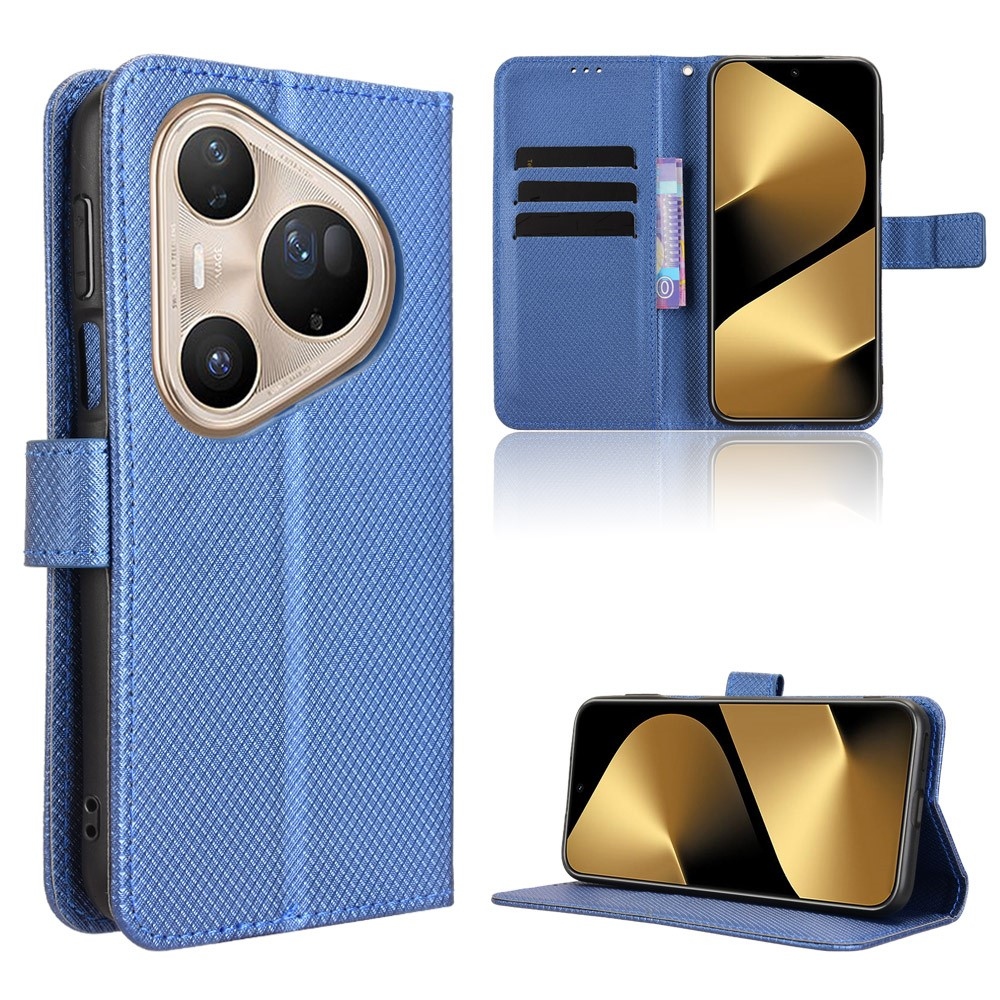 Diamond knižkové puzdro na Huawei Pura 80 Pro - modré