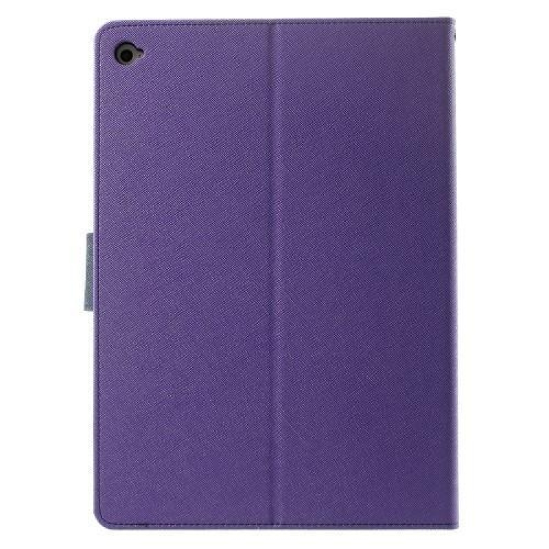 Diary PU kožené puzdro na iPad Air 2 - fialové