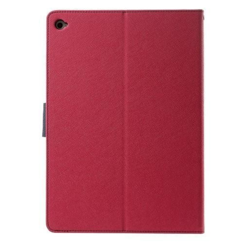 Diary PU kožené puzdro na iPad Air 2 - rose