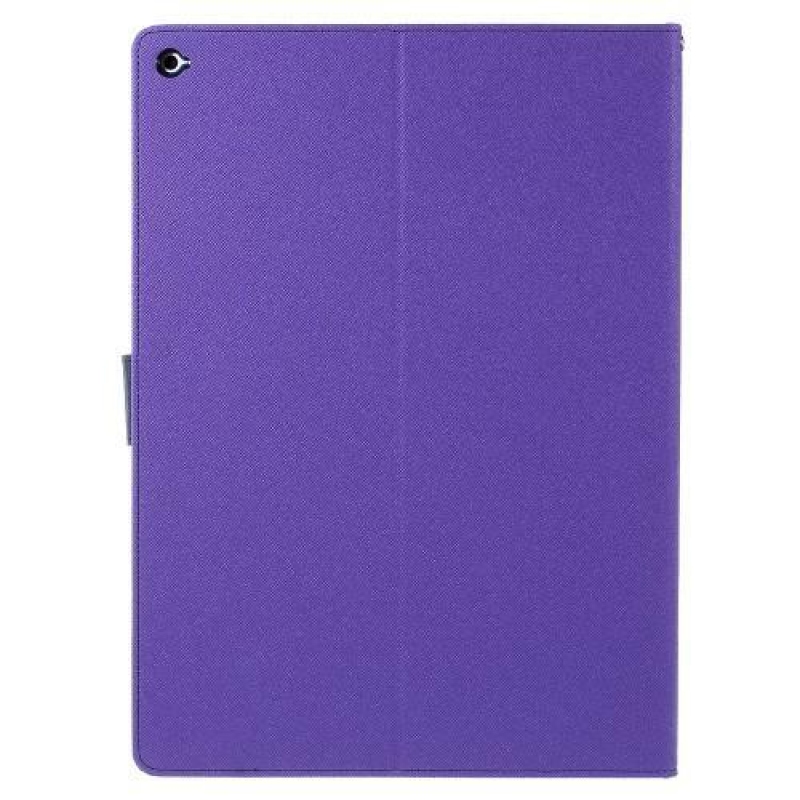 Diary PU kožené puzdro na iPad Pro 12.9 - fialové