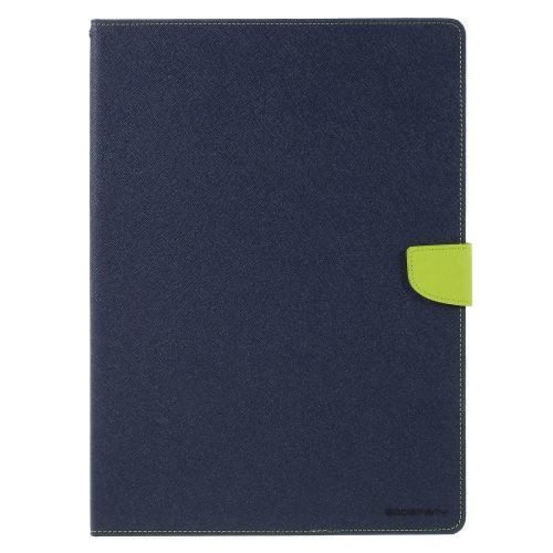 Diary PU kožené puzdro na iPad Pro 12.9 - tmavomodré