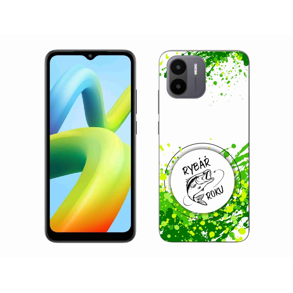 Gélový kryt mmCase na Xiaomi Redmi A1 - rybár roka biele pozadie