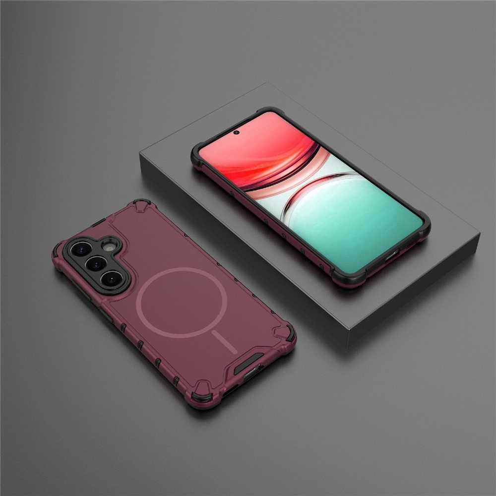 Dissi odolný kryt s podporou MagSafe na Samsung Galaxy S26+ - fialový