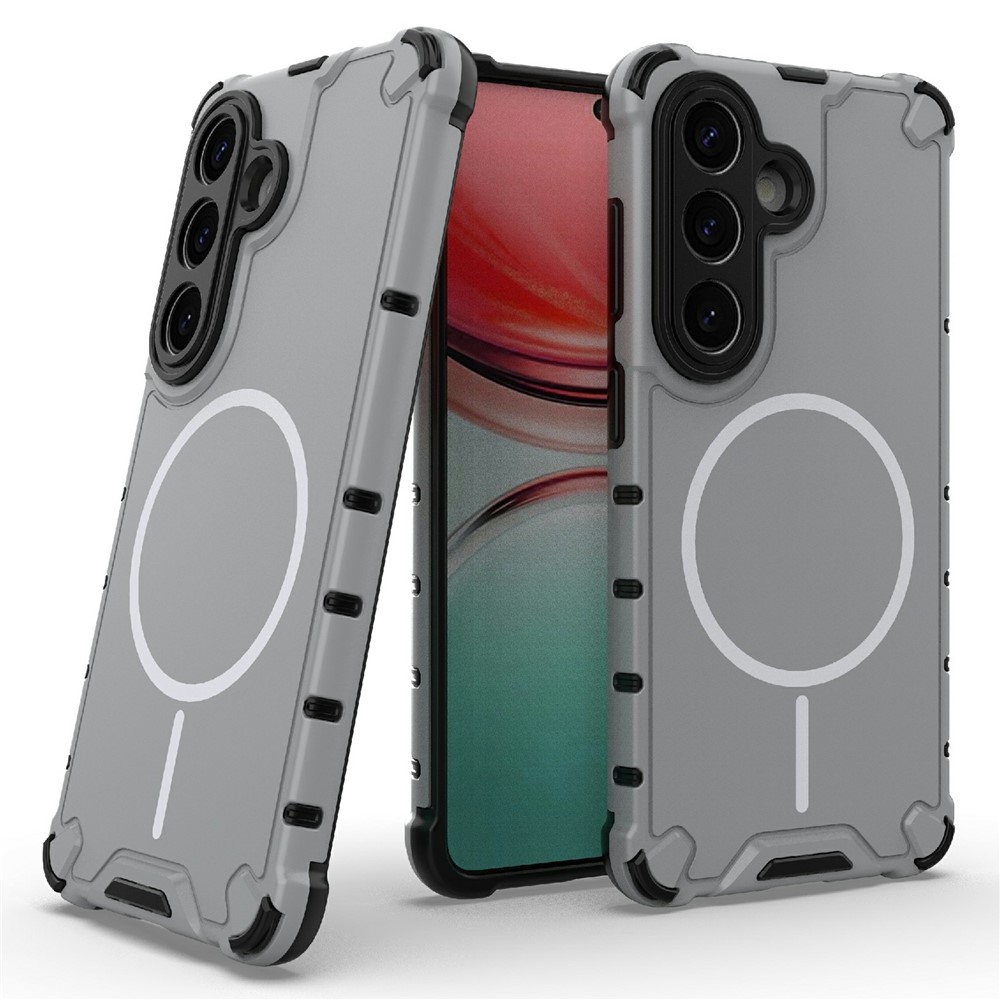 Dissi odolný kryt s podporou MagSafe na Samsung Galaxy S26/S26 Pro - svetlosivý