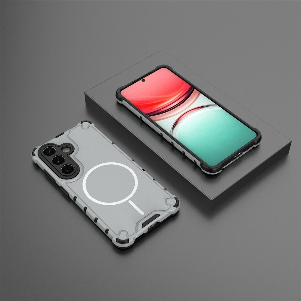 Dissi odolný kryt s podporou MagSafe na Samsung Galaxy S26/S26 Pro - svetlosivý