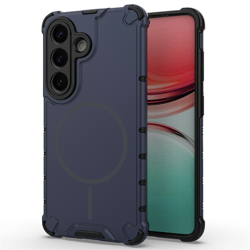 Dissi odolný kryt s podporou MagSafe na Samsung Galaxy S26/S26 Pro - tmavomodrý