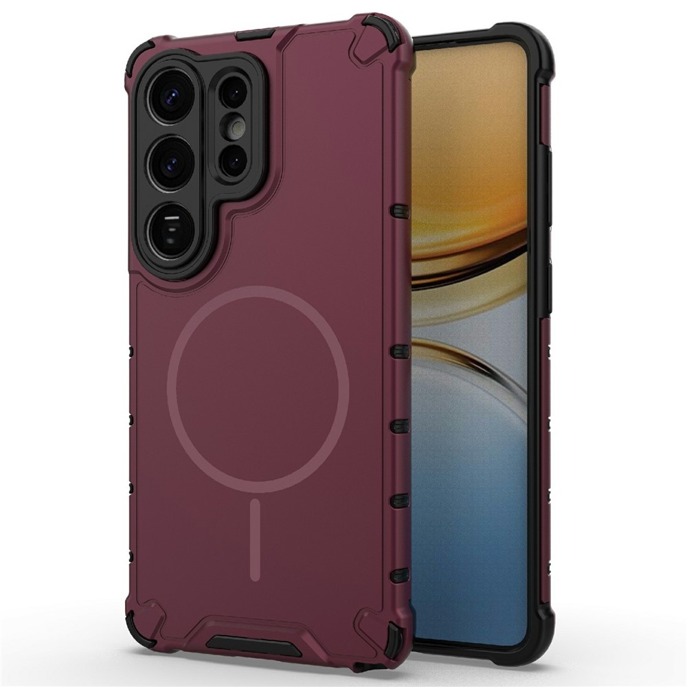 Dissi odolný kryt s podporou MagSafe na Samsung Galaxy S26 Ultra - fialový