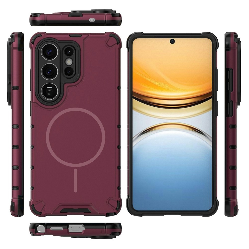 Dissi odolný kryt s podporou MagSafe na Samsung Galaxy S26 Ultra - fialový