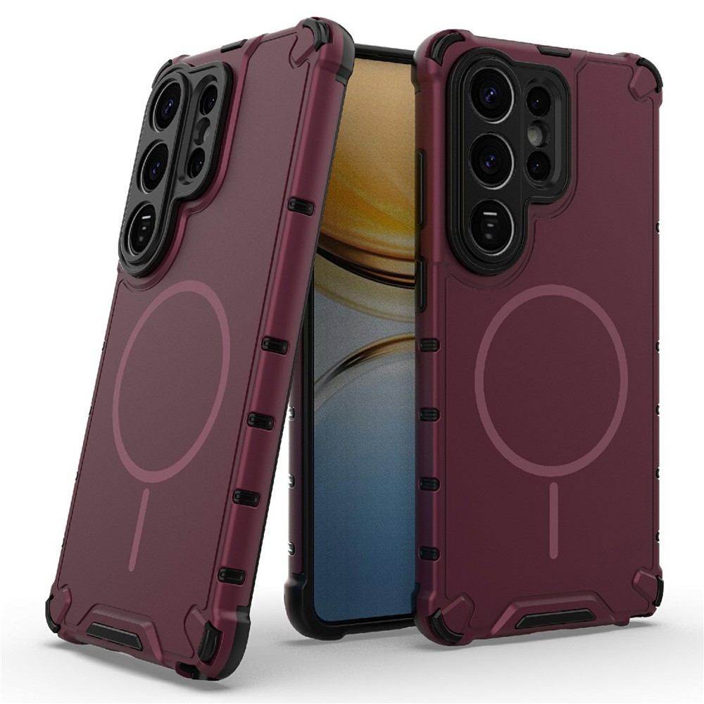 Dissi odolný kryt s podporou MagSafe na Samsung Galaxy S26 Ultra - fialový