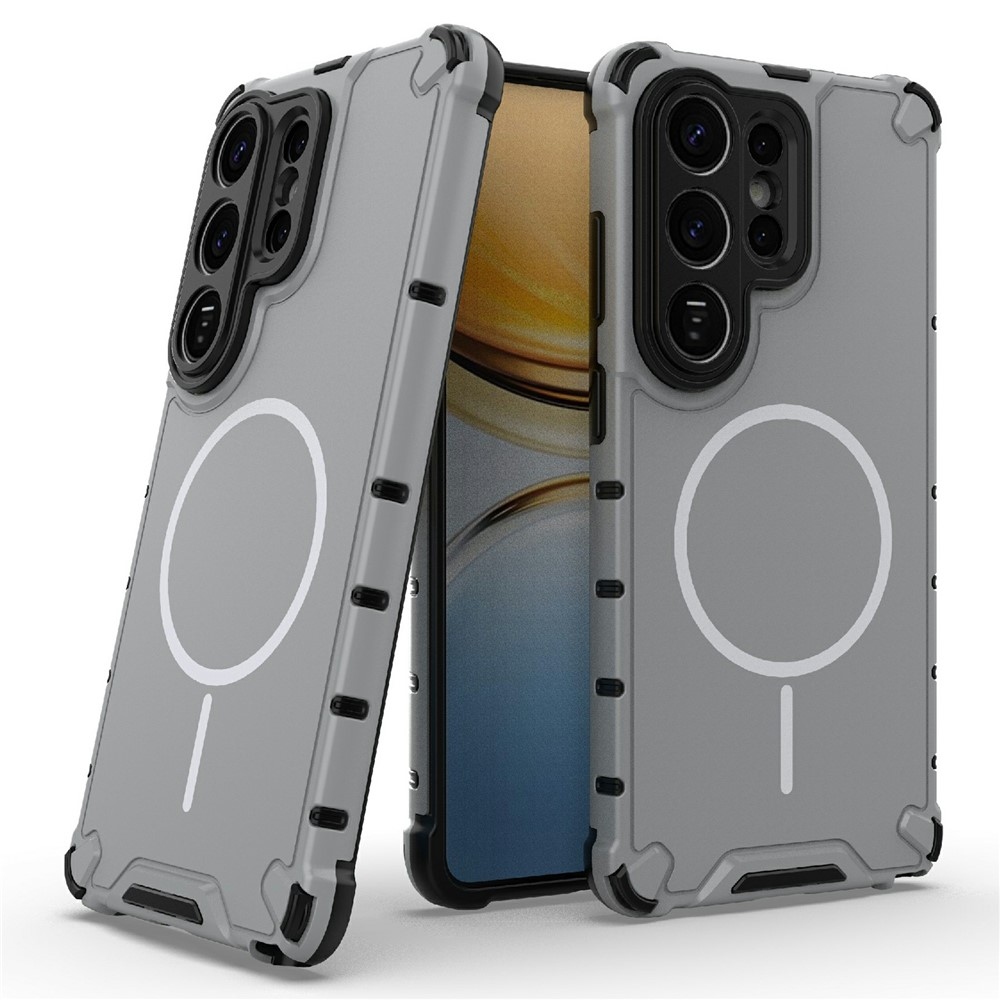 Dissi odolný kryt s podporou MagSafe na Samsung Galaxy S26 Ultra - svetlosivý