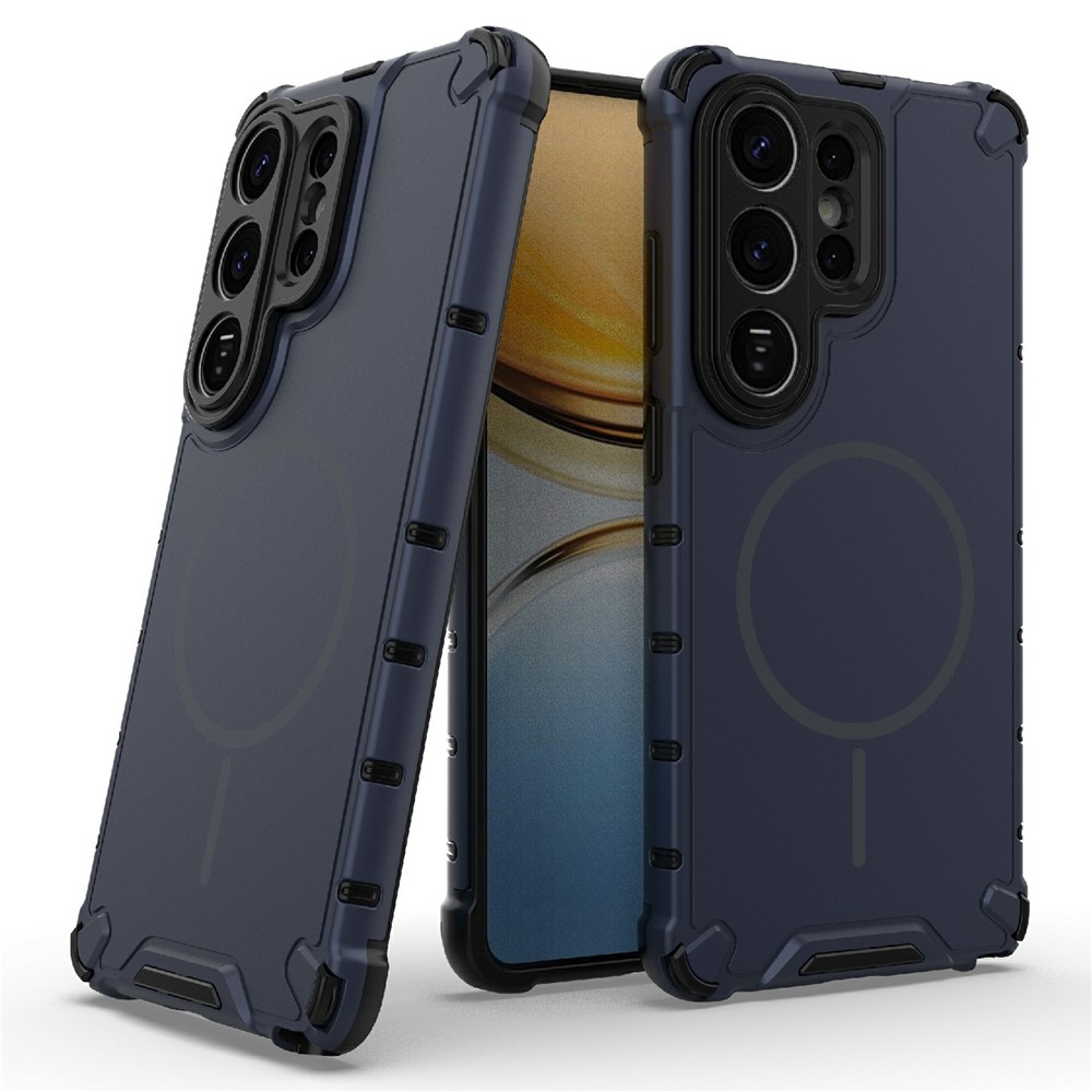 Dissi odolný kryt s podporou MagSafe na Samsung Galaxy S26 Ultra - tmavomodrý
