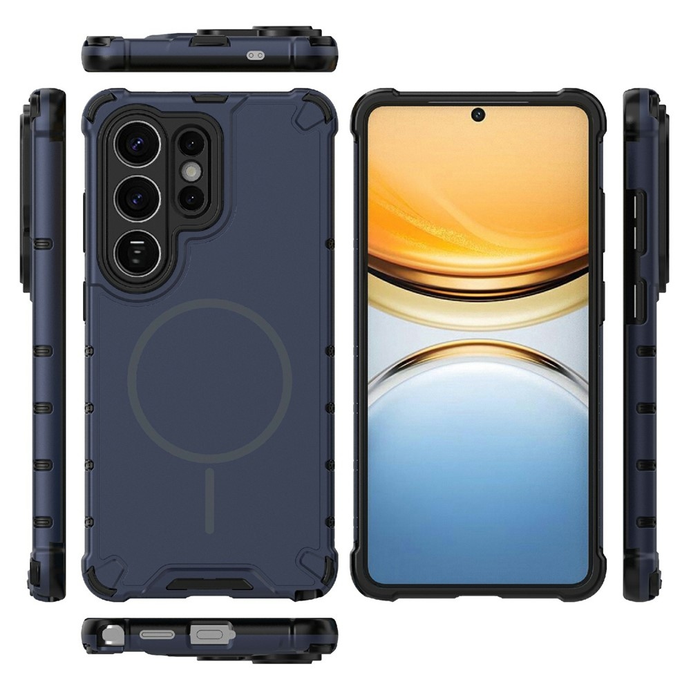 Dissi odolný kryt s podporou MagSafe na Samsung Galaxy S26 Ultra - tmavomodrý