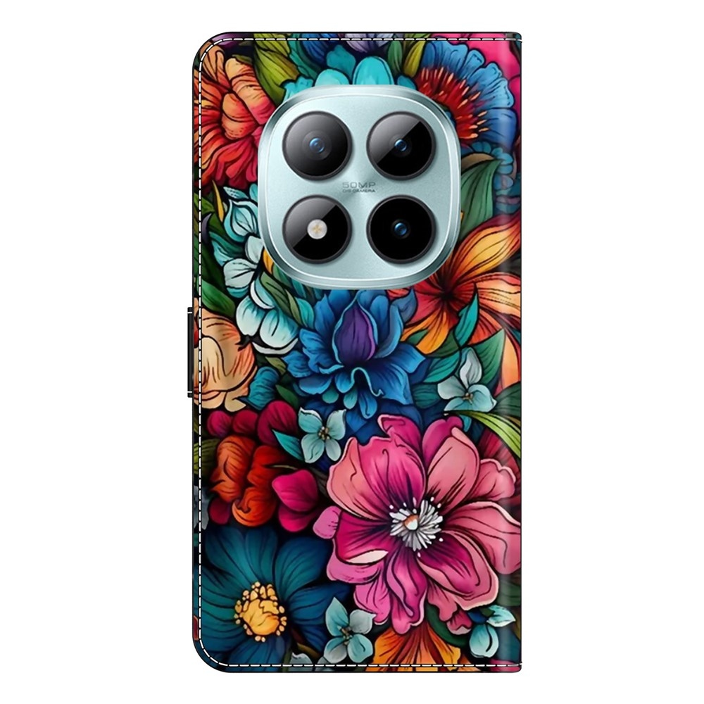 Distinct knižkové puzdro na Xiaomi Poco M8 5G/Redmi Note 15 5G/Note 15 4G - farebné kvety
