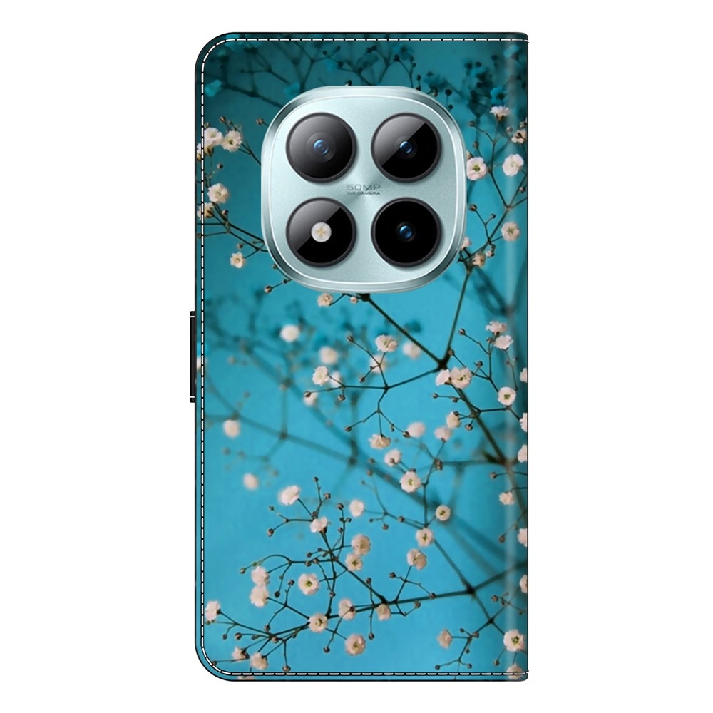 Distinct knižkové púzdro na Xiaomi Poco M8 5G/Redmi Note 15 5G/Note 15 4G - biele kvety