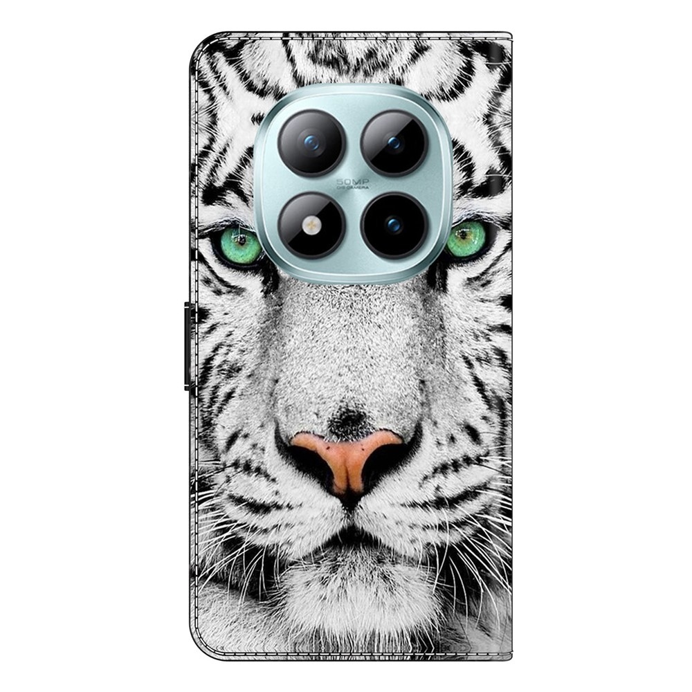 Distinct knižkové púzdro na Xiaomi Poco M8 5G/Redmi Note 15 5G/Note 15 4G - biely tiger