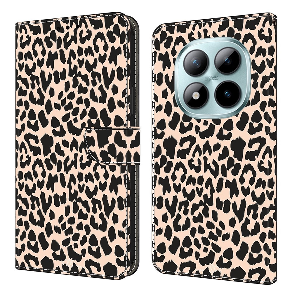 Distinct knižkové puzdro na Xiaomi Poco M8 5G/Redmi Note 15 5G/Note 15 4G - leopardí vzor
