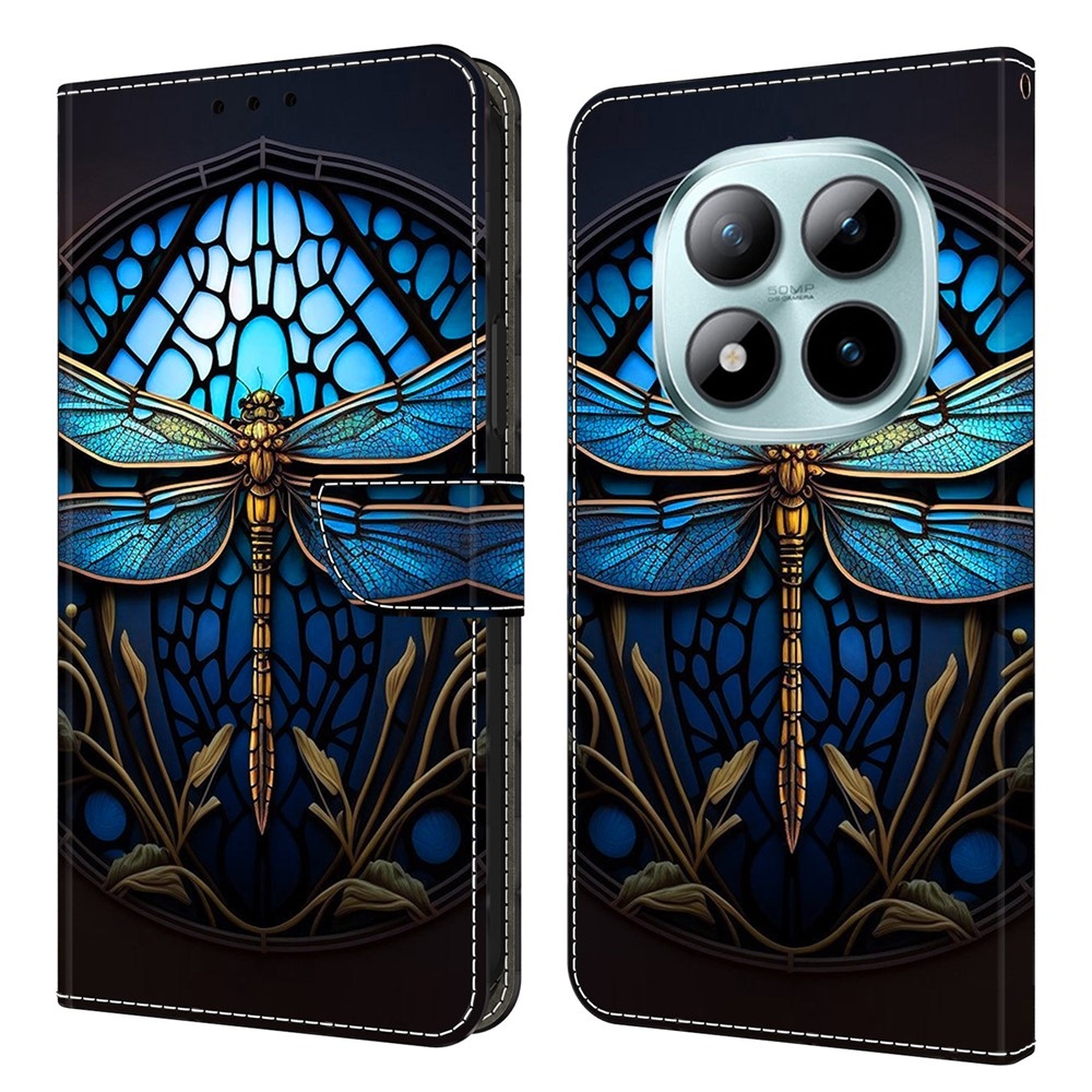 Distinct knižkové púzdro na Xiaomi Poco M8 5G/Redmi Note 15 5G/Note 15 4G - modrá vážka