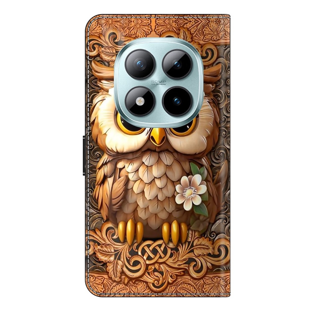Distinct knižkové puzdro na Xiaomi Poco M8 5G/Redmi Note 15 5G/Note 15 4G - sova