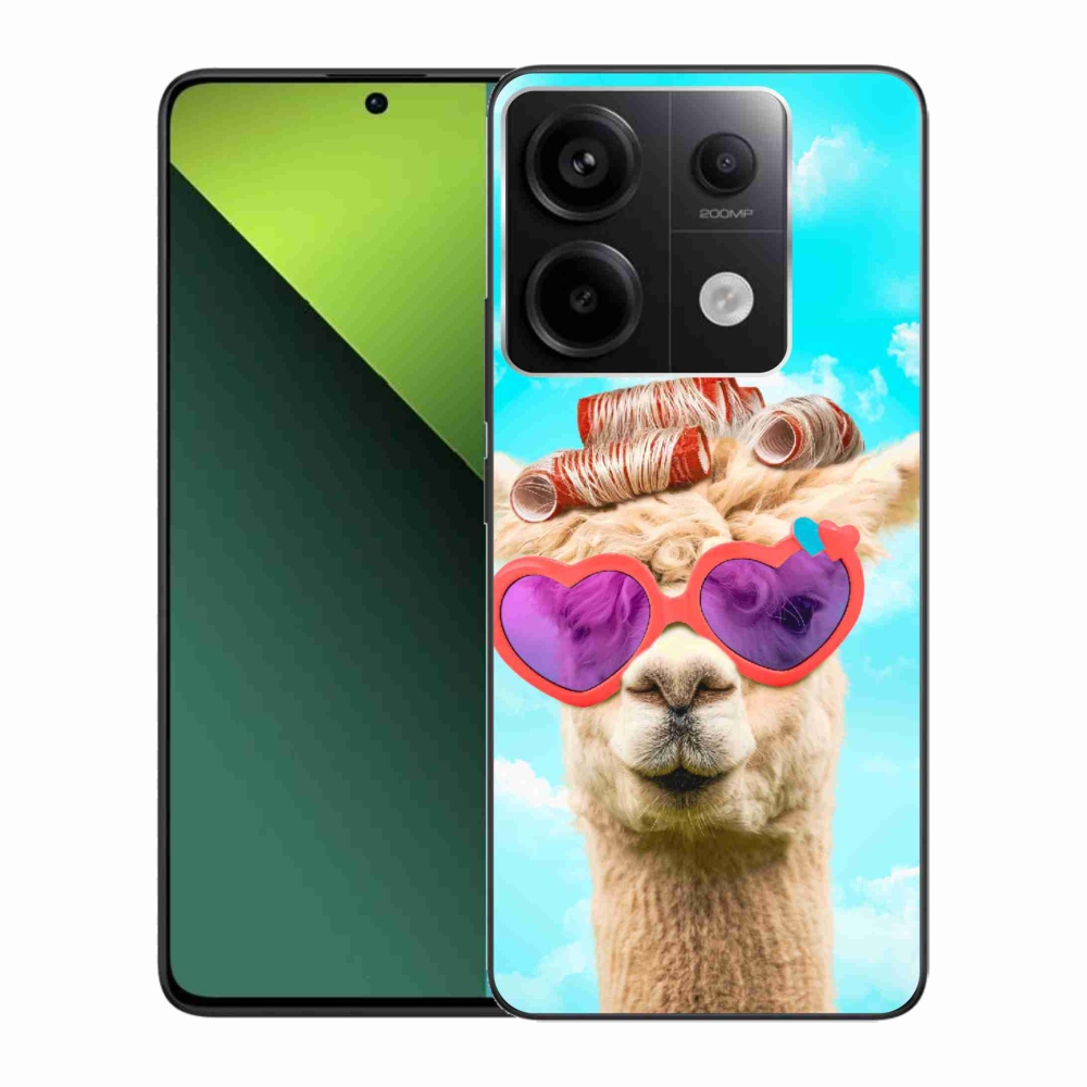 Gélový kryt mmCase na Xiaomi Redmi Note 13 Pro 5G/Poco X6 5G - lama s okuliarmi