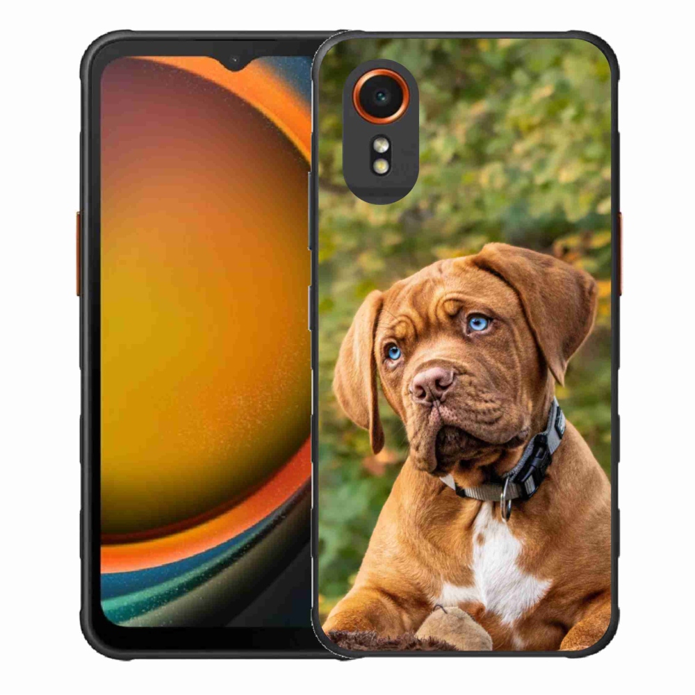 Gélový kryt mmCase na Samsung Galaxy Xcover 7 - šteňa