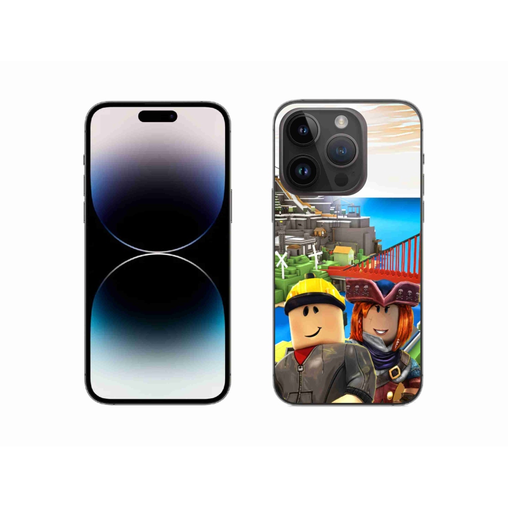 Gélový kryt mmCase na iPhone 14 Pro 6.1 - roblox 1