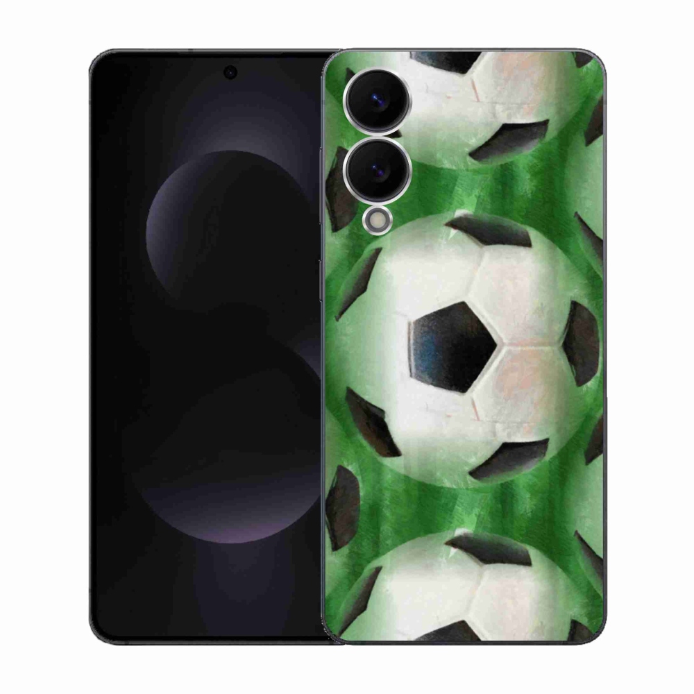 Gélový kryt mmCase na Samsung Galaxy S25 Edge - futbalová lopta