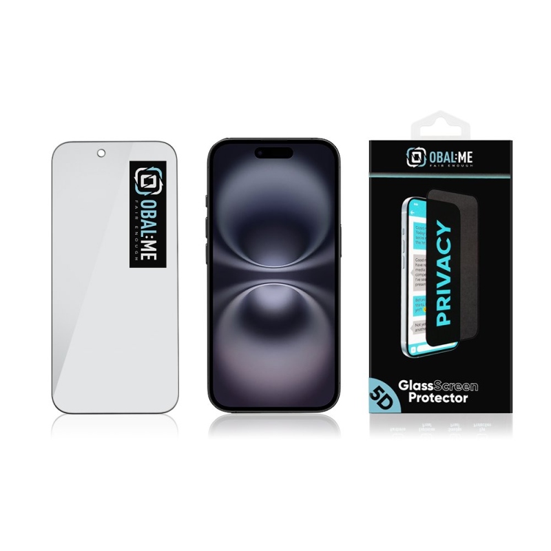 BALENIE:ME Privacy 5D Tempered Glass pre Apple iPhone 17 Air Black
