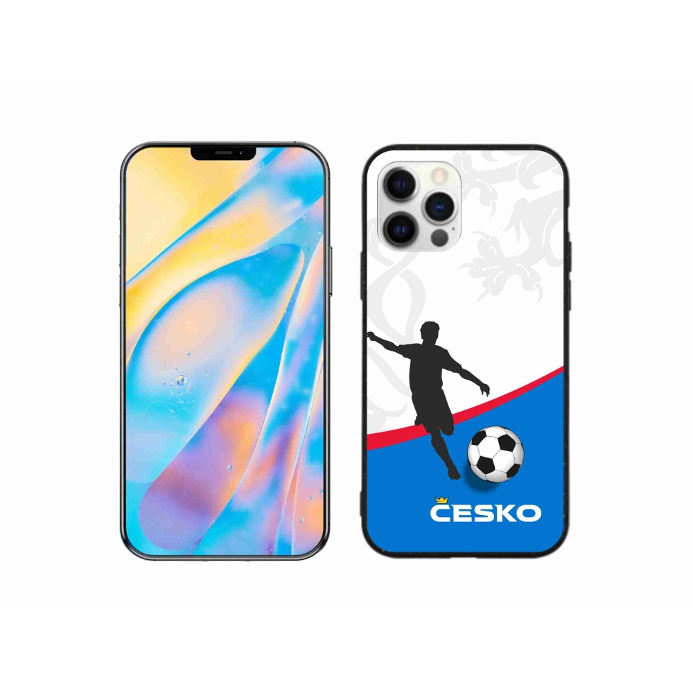 Gélový kryt mmCase na iPhone 12 - futbal Česko 1