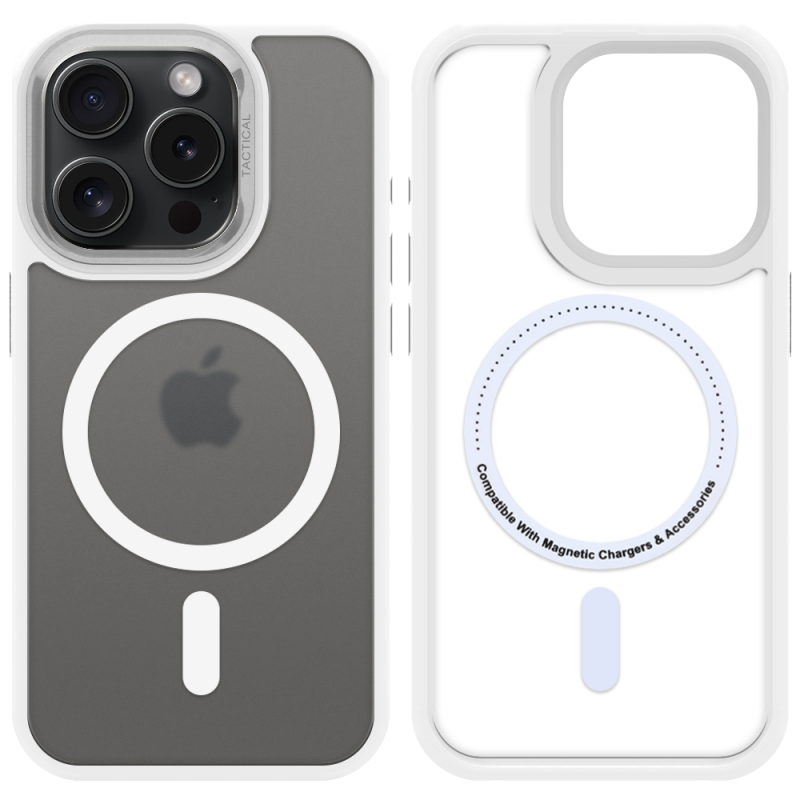 Tactical MagForce Hyperstealth 3.0 Puzdro pre Apple iPhone 15 Pro Snow White