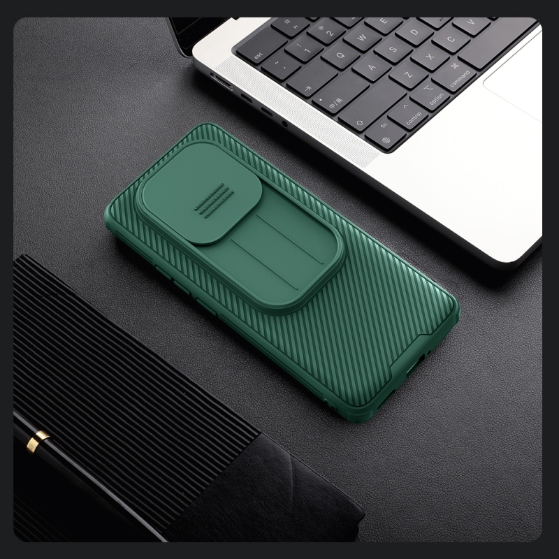 Nillkin CamShield PRO Zadný Kryt pre Xiaomi Redmi Note 14 Pro+ 5G Dark Green