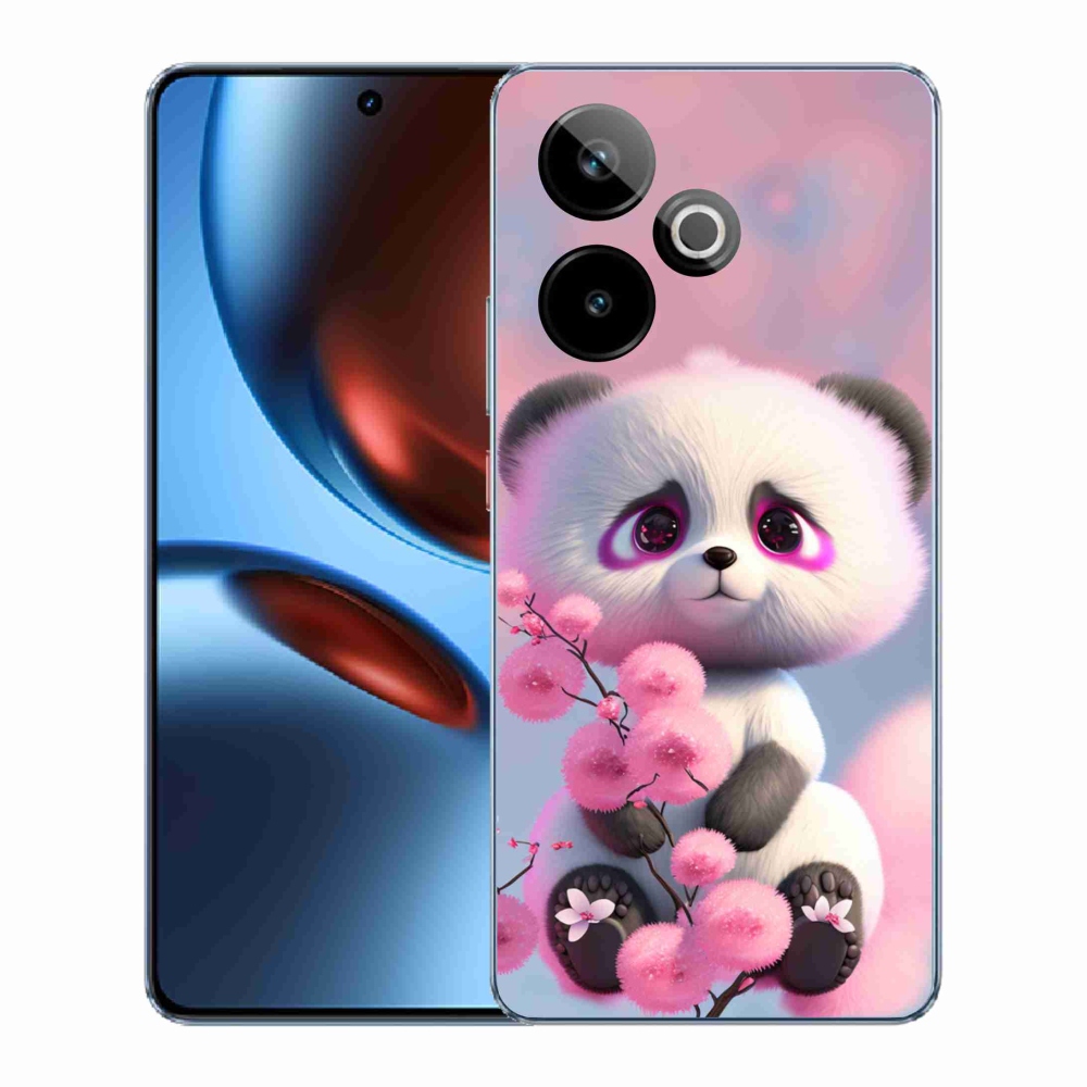 Gélový kryt mmCase na Realme GT 7 5G/GT 7T 5G - roztomilá panda 1