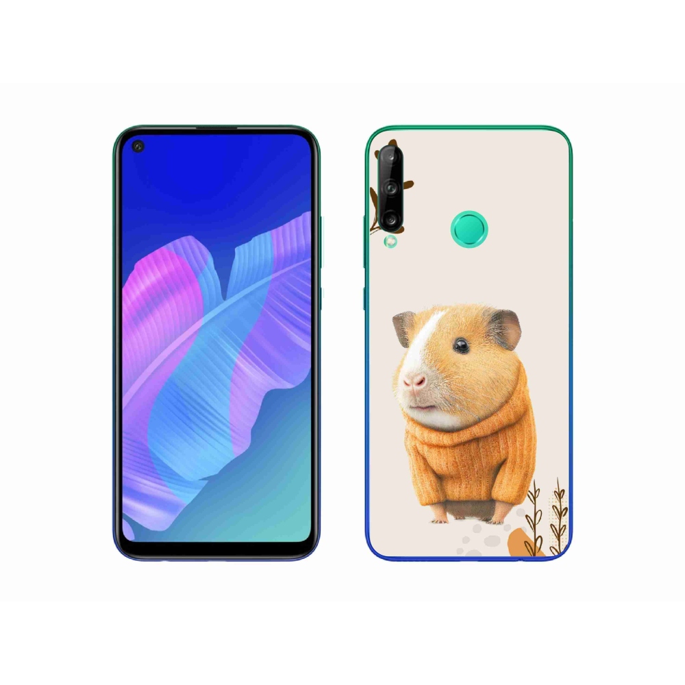 Gelový kryt mmCase na Huawei P40 Lite E - morče ve svetru