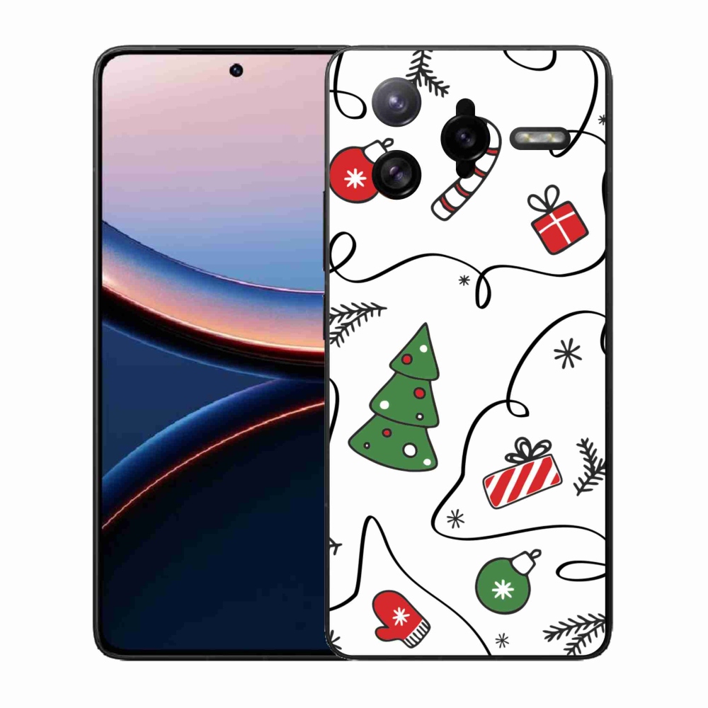 Gélový kryt mmCase na Xiaomi Poco F7 Ultra - vianočné motívy