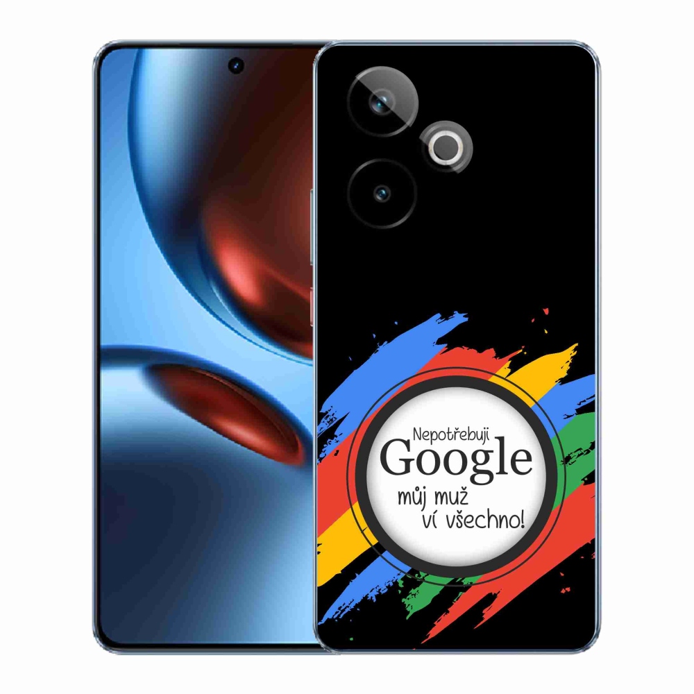 Gélový kryt mmCase na Realme GT 7 5G/GT 7T 5G - muž vie všetko čierne pozadie