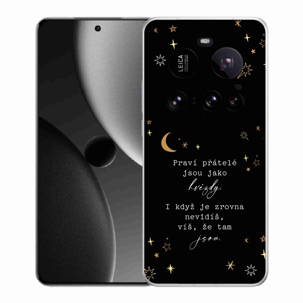Gélový kryt mmCase na Xiaomi 15 Ultra - citát 6 čierne pozadie