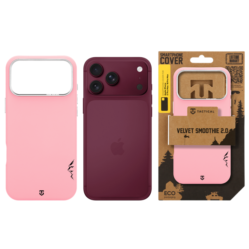 Tactical MagForce Velvet Smoothie 2.0 – puzdro pre Apple iPhone 18 Pro Max/17 Pro Max Pink Panther