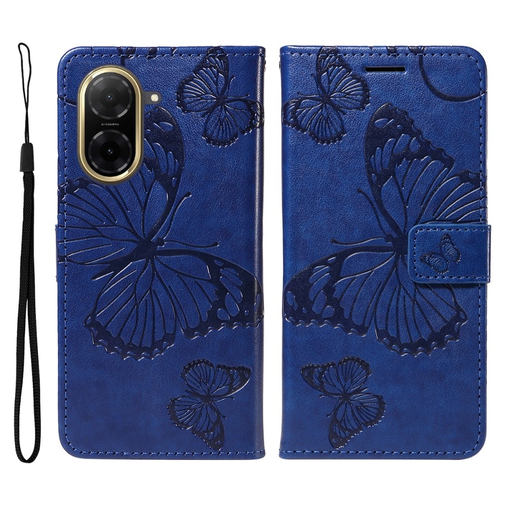 Big Butterfly knižkové púzdro na Xiaomi Redmi A5 (171.7x77.8x8.3mm) - modré