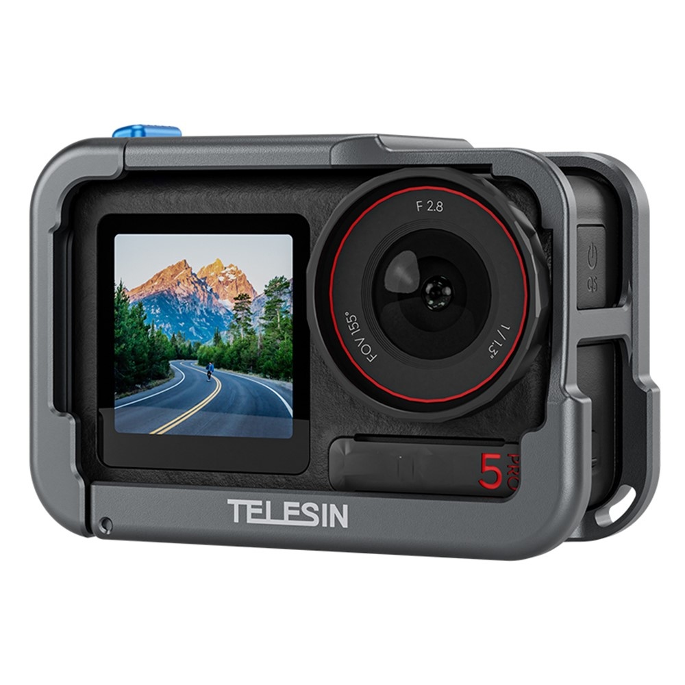 TELESIN hliníkový ochranný rám pre DJI Osmo Action 5 Pro, 4 a 3