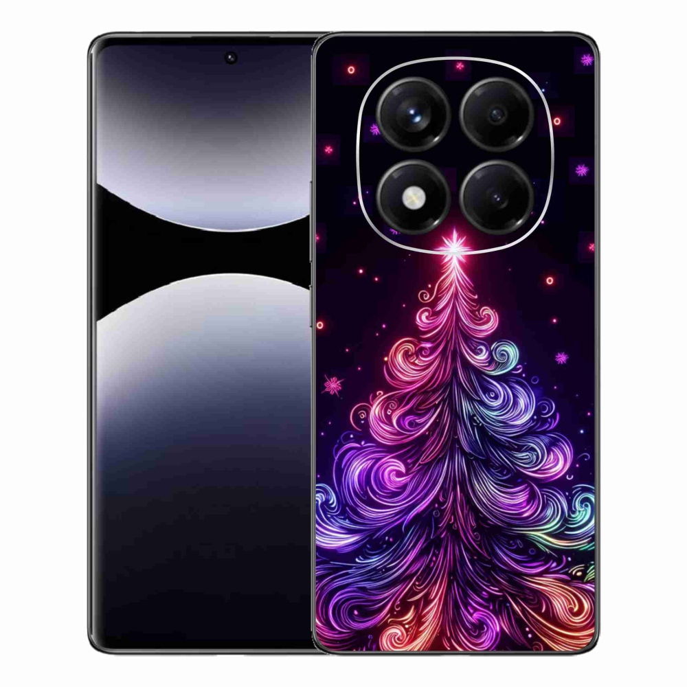 Gélový kryt mmCase na Xiaomi Redmi Note 14 Pro - neónový vianočný stromček 1