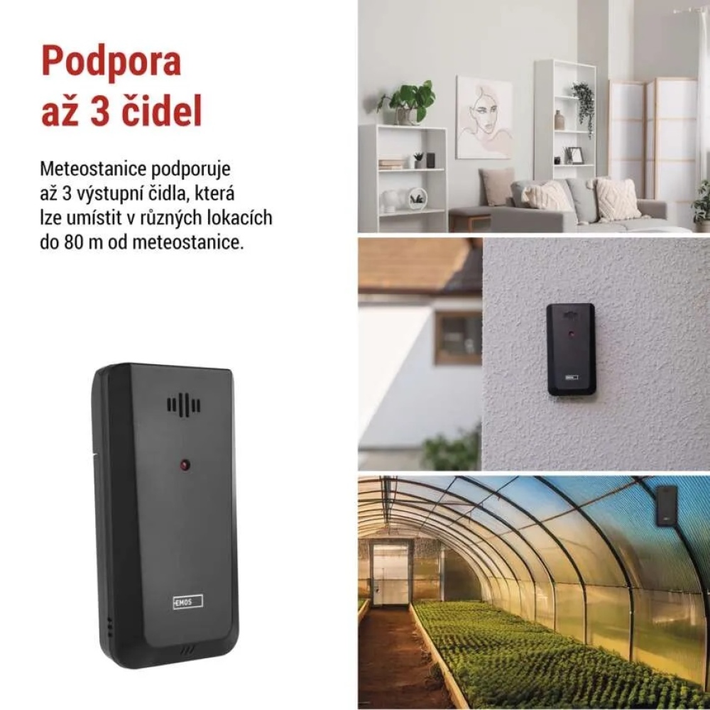 Domáca bezdrôtová meteostanica E8625