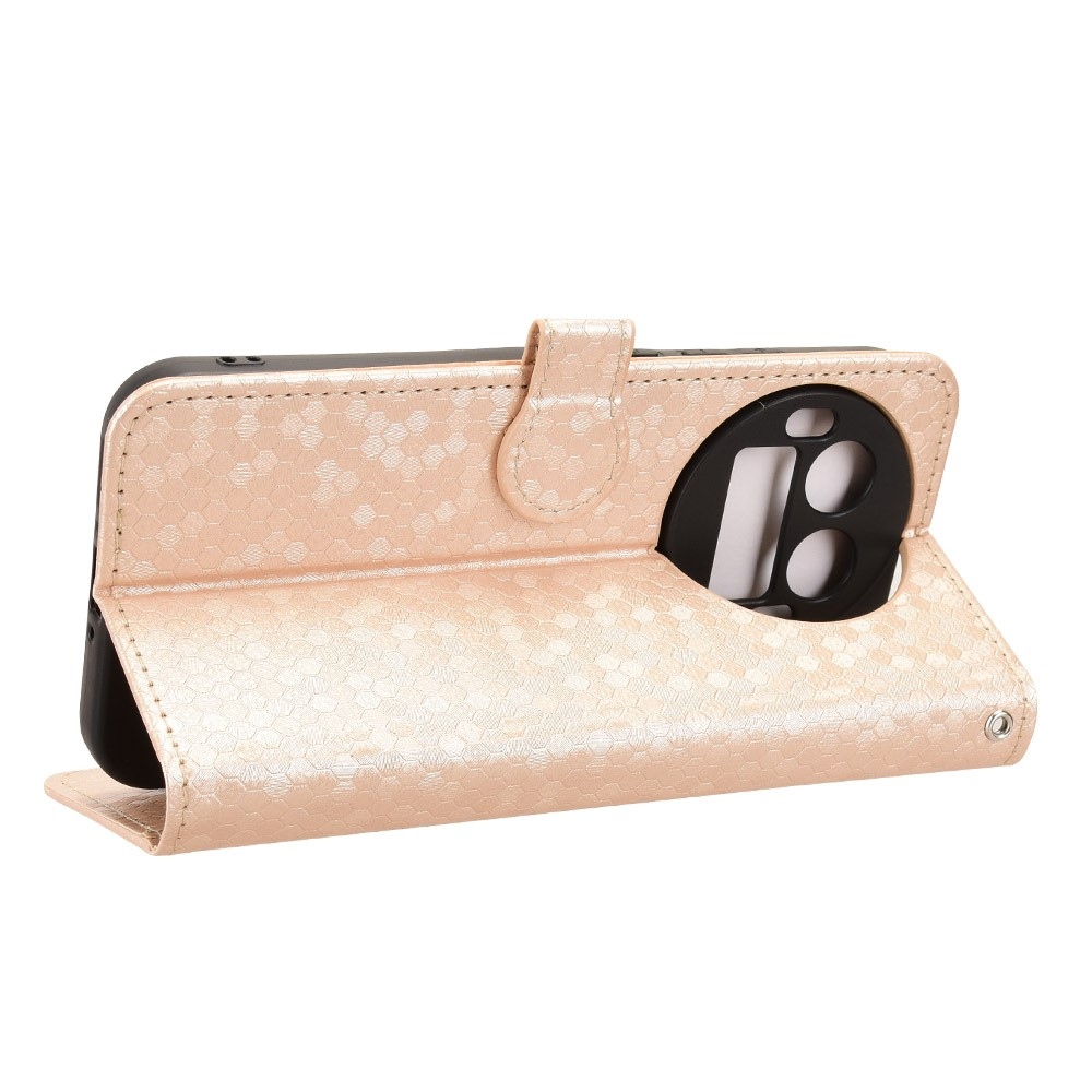 Dot knižkové puzdro na Realme GT 8 Pro 5G - ružovozlaté